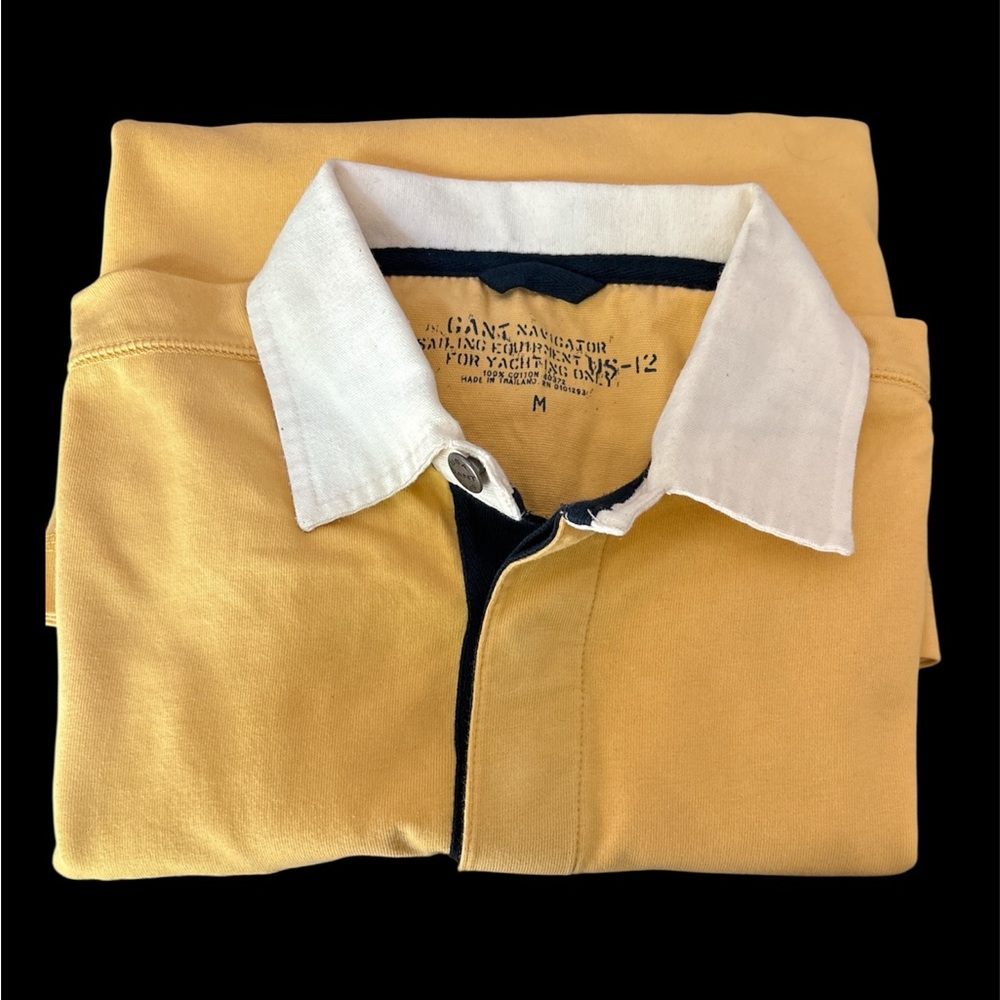 Gant - Vintage Mustard Polo with White Collar